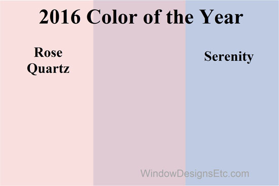 Rose Quartz and Serenity Blue - 2016 Colors of the Year
