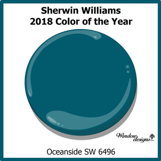 Sherwin-Williams Oceanside - 2018 Color of the Year